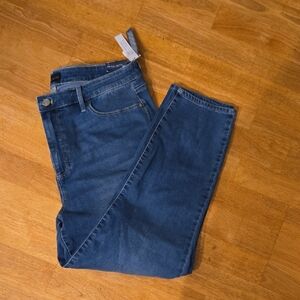 NWT Talbots Crop Jeans Sizr 14